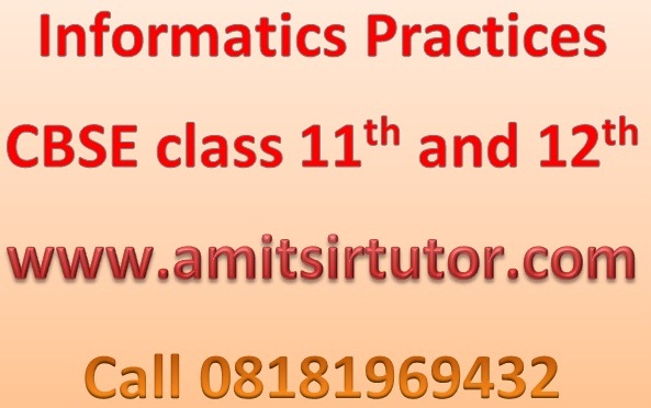 Informatics practices tutor