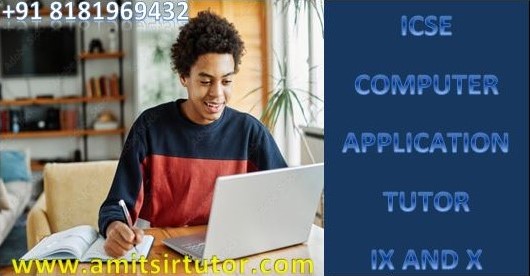 Online ICSE computer application class